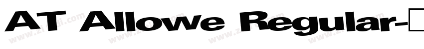 AT Allowe Regular字体转换